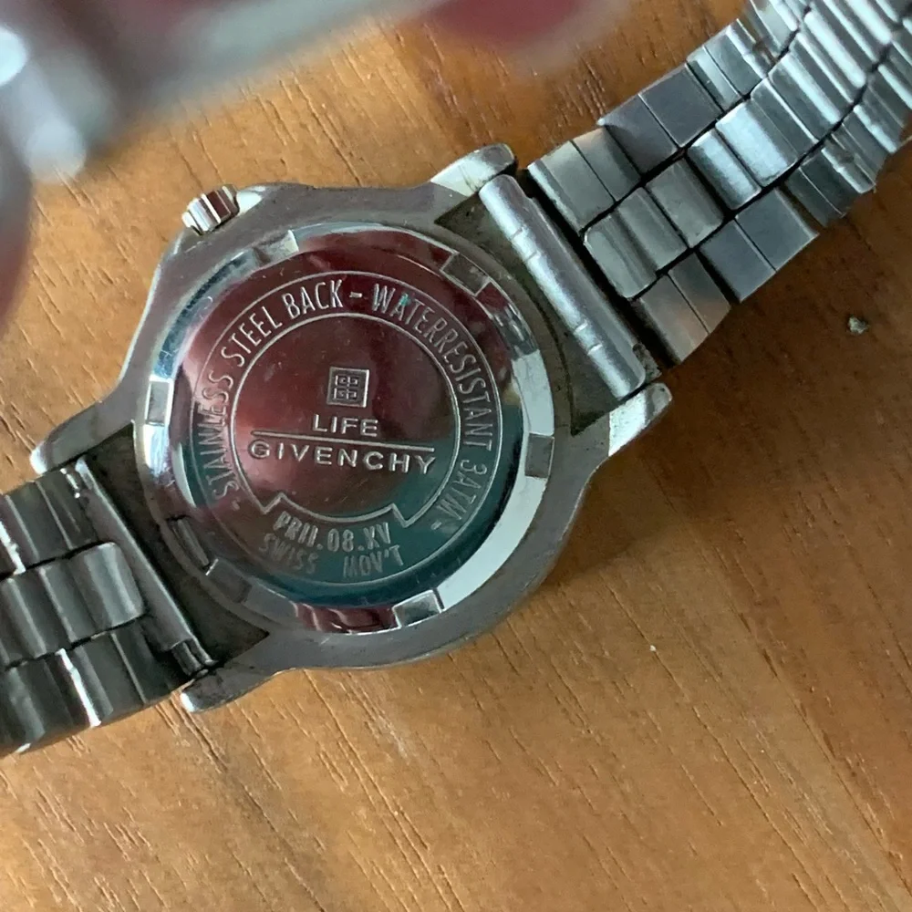 Givenchy Women's Silver Stainless Steel Bracelet Watch - Silver White Dial - Picture 5 of 8